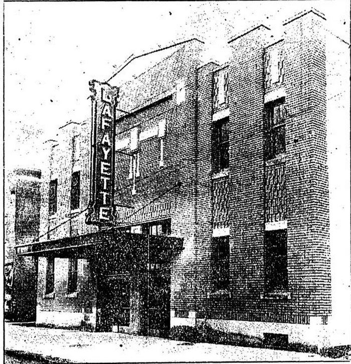 Lafayette Theatre - Nov 1925 Bay City Times Photo (newer photo)